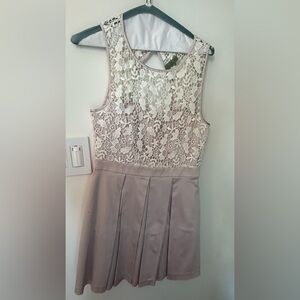 Forever New Pink Lace Dress